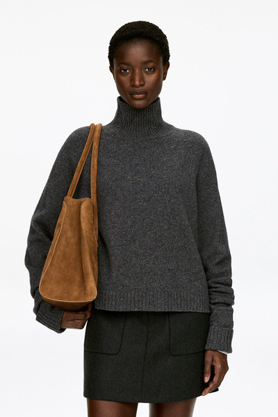 Roll-Neck Wool Jumper | Arket UK