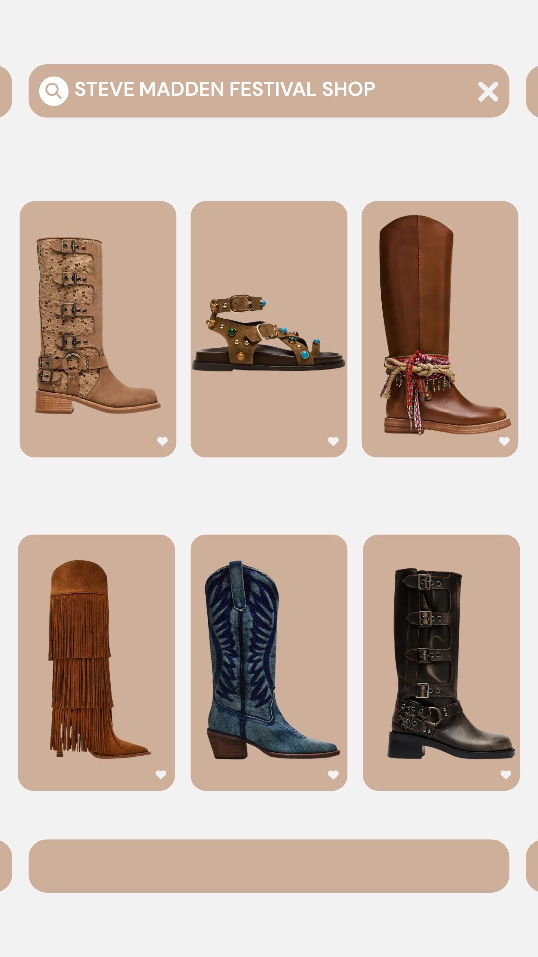 @Steve Madden US has the BEST shoes, clothes & accessories for festival season!! i can’t wait to wear these at stagecoach 🌵

#LTKFestival