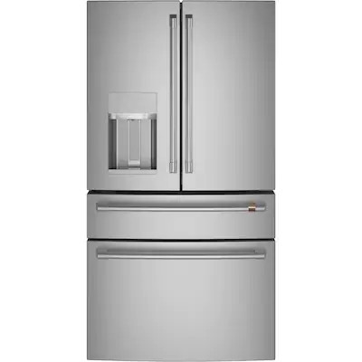 Cafe Smart 27.8-cu ft 4-Door French Door Refrigerator with Ice Maker (Stainless Steel) ENERGY STA... | Lowe's