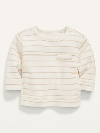 Striped Fleece Pocket Sweatshirt for Baby | Old Navy (US)