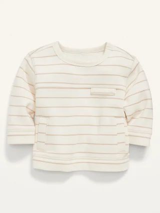 Striped Fleece Pocket Sweatshirt for Baby | Old Navy (US)