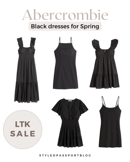 Black dresses for spring on sale 🖤


#abercrombie #lbd #springstyle #springfashion #outfitideas #springdress #dresses #casualstyle #outfit #vacationstyle #vacationlook

#LTKsalealert #LTKSeasonal #LTKSale