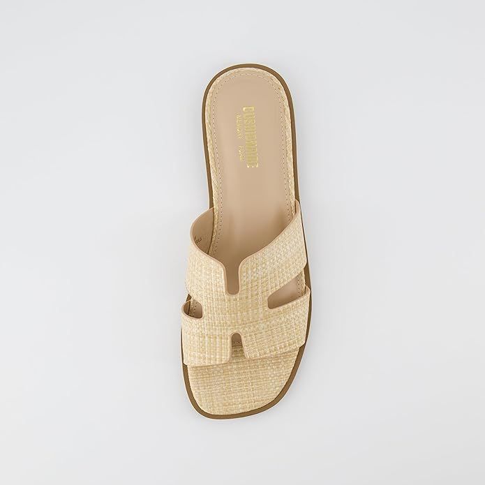 CUSHIONAIRE Women's Voyage slide sandal +Memory Foam, Wide Widths Available | Amazon (US)