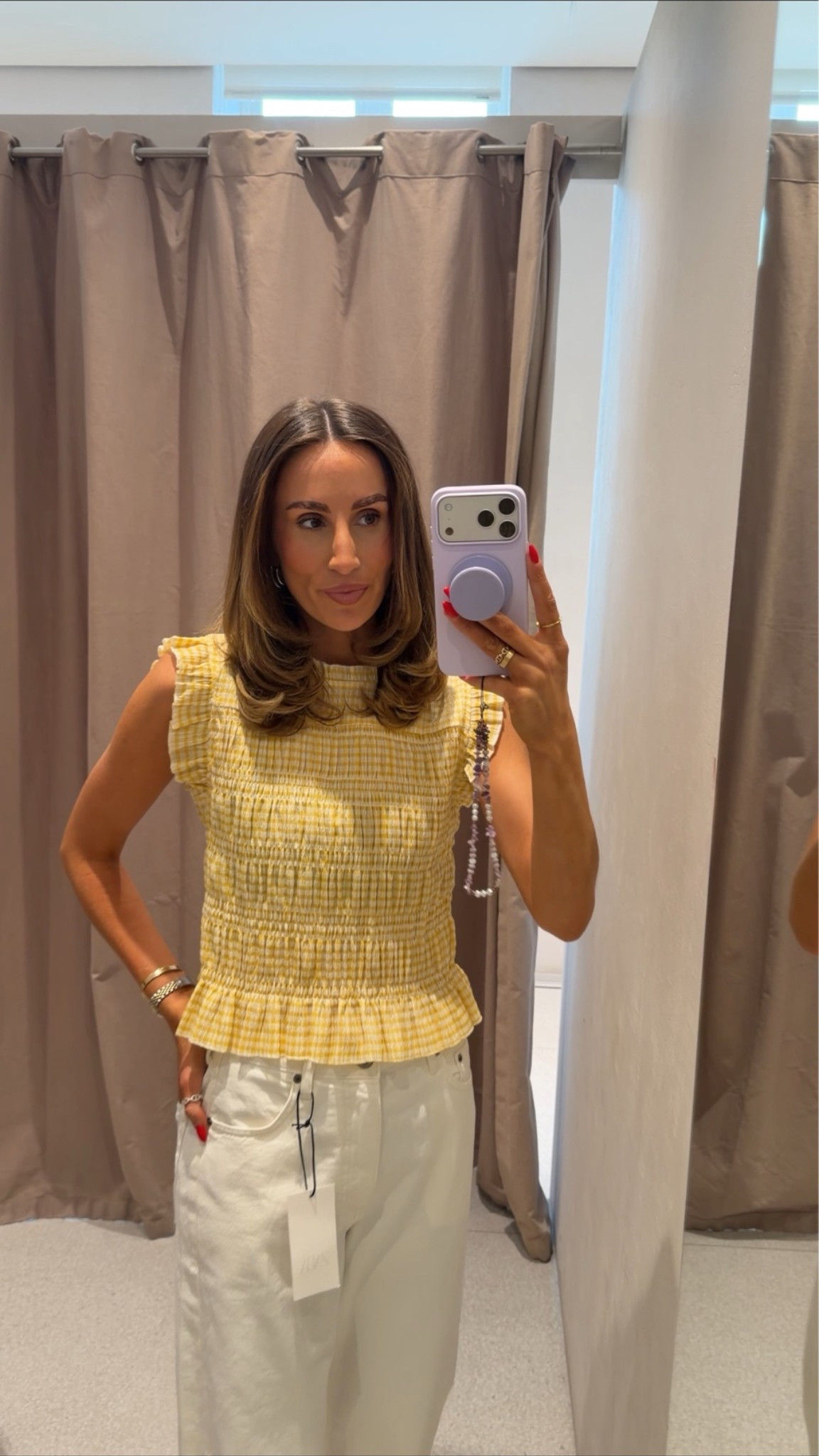 Top: size XS 
Jeans: size 34

#LTKFashionMonth #LTKuk #LTKautumn