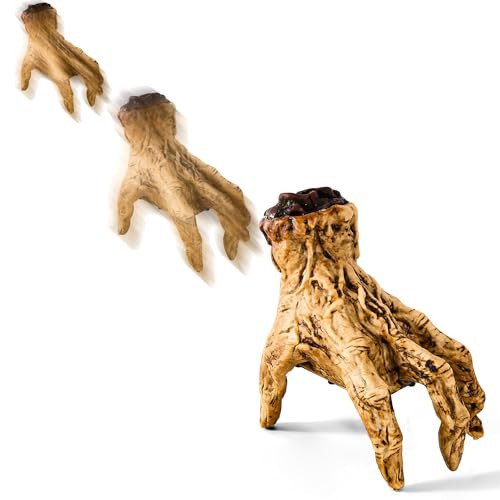 Halloween Animatronics Crawling Zombie Hand Decorations - Sound Activated with Creepy Sound, Scary Move Animated Haunted House Holiday Severed Hand Decor Horror Prop for Indoor/Outdoor, Yard Lawn | Amazon (US)