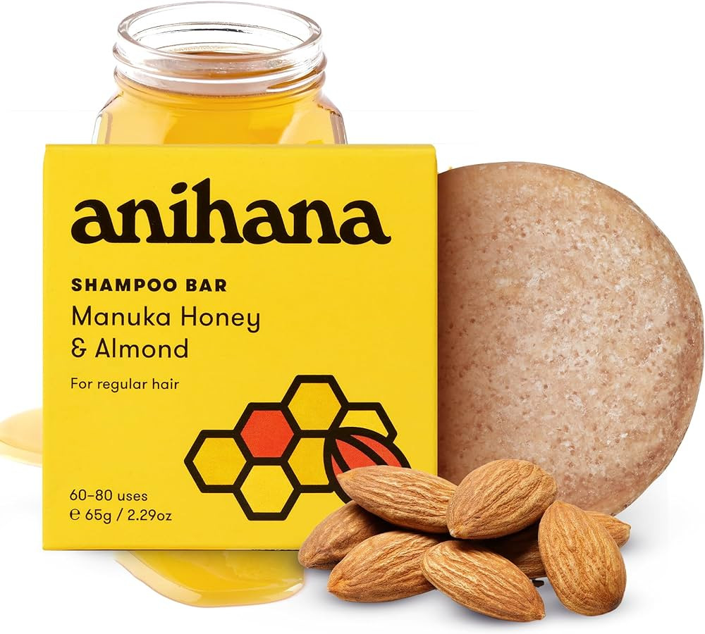 ANIHANA Shampoo Bar for Regular Normal Hair Clean Purifying Natural Healthy Look and Shine Parabe... | Amazon (US)
