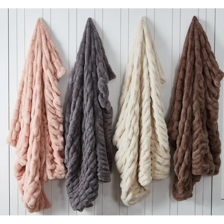 Faycelles Faux Fur Throw | Wayfair North America
