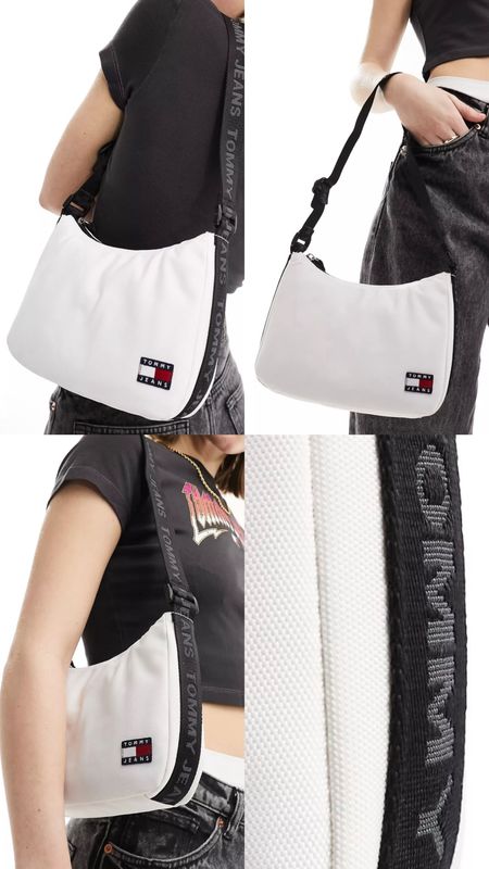 Tommy Jeans daily shoulder bag in white. Summer, spring, festival, brunch outfit . Casual Look. On sale! Under £50.
Affordable fashion.  Wardrobe staple. Timeless. Gift guide idea for her. Trendy chic look. 


#LTKfestival #LTKspring #LTKgiftguide