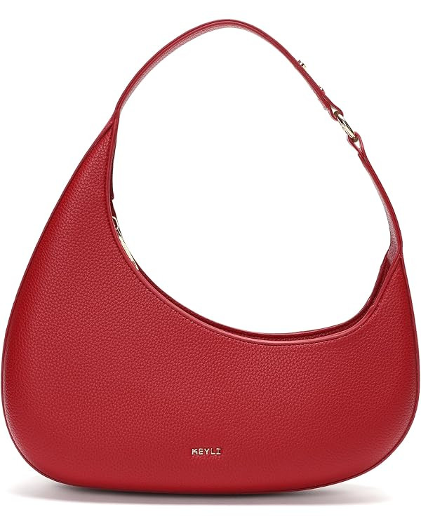 Keyli Shoulder Bag for Women Trendy Casual Leather Shoulder Purses lightweight Handbags Clutches ... | Amazon (US)