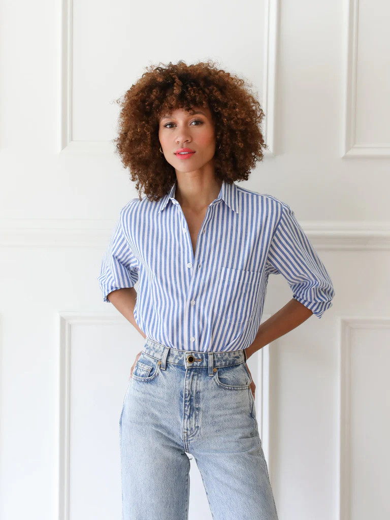 Shop Mille - Sofia Top in Monaco Stripe | Mille