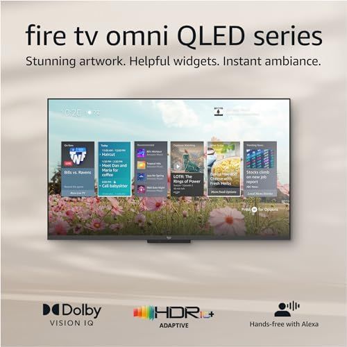 Amazon Fire TV 50" Omni QLED Series 4K UHD smart TV, Dolby Vision IQ, Fire TV Ambient Experience,... | Amazon (US)