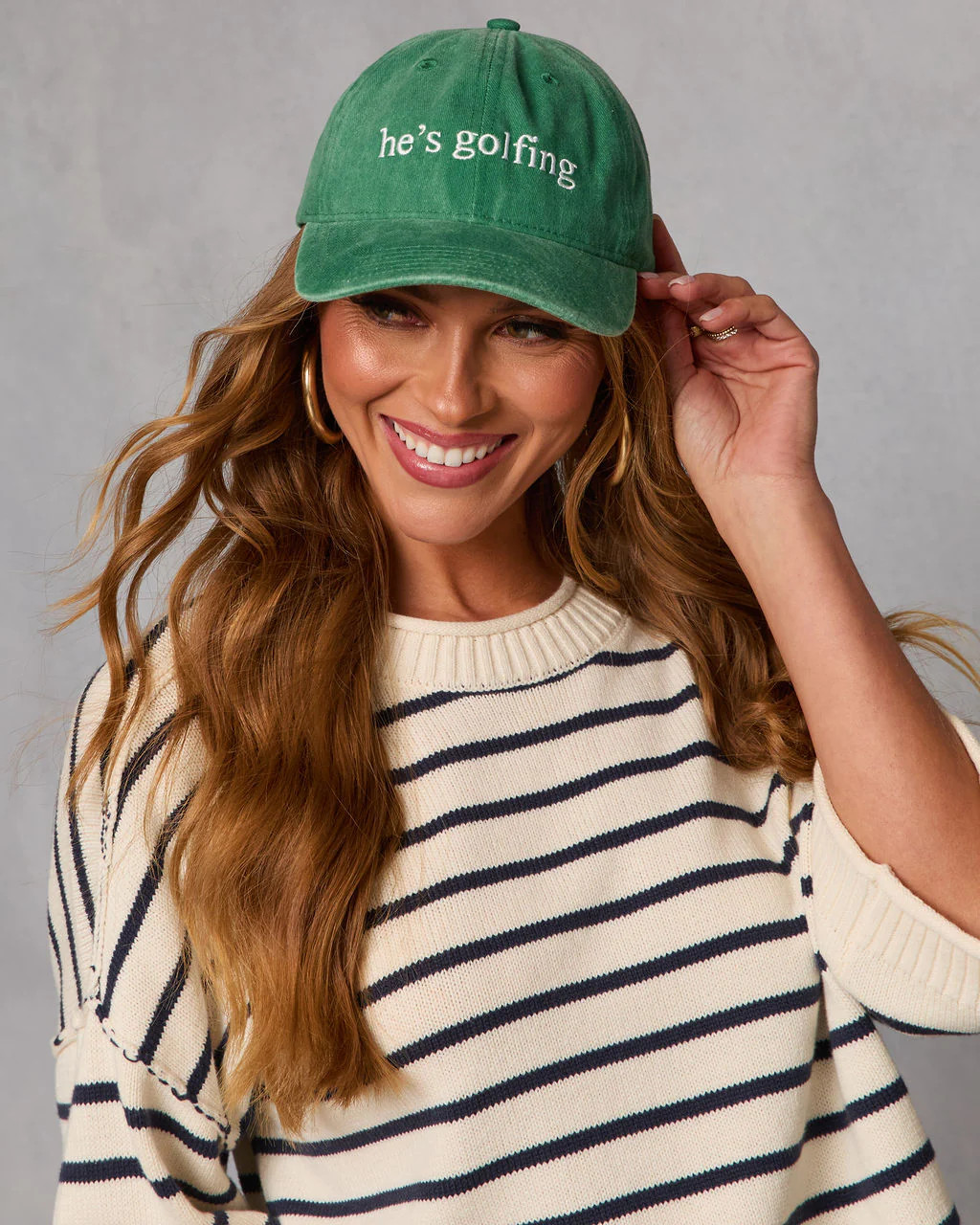 He's Golfing Baseball Hat | VICI