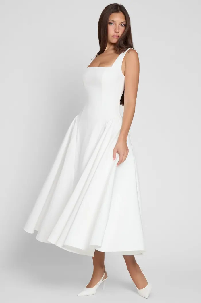LEAU Chloe Corset Midi Dress | Nordstrom | Nordstrom