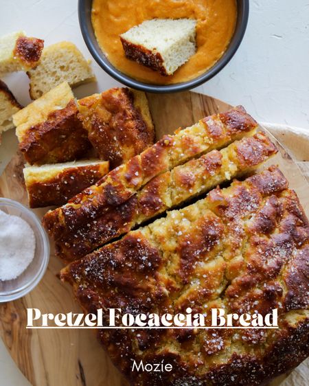 This Pretzel Focaccia Bread is the perfect appetizer for fall gatherings, football watching parties and more!

#LTKSeasonal