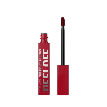 Maybelline Super Stay Peel-Off Lip Liner Stain, Buildable Tinted Lip Color, Blaze, 0.16 fl oz | Walmart (US)