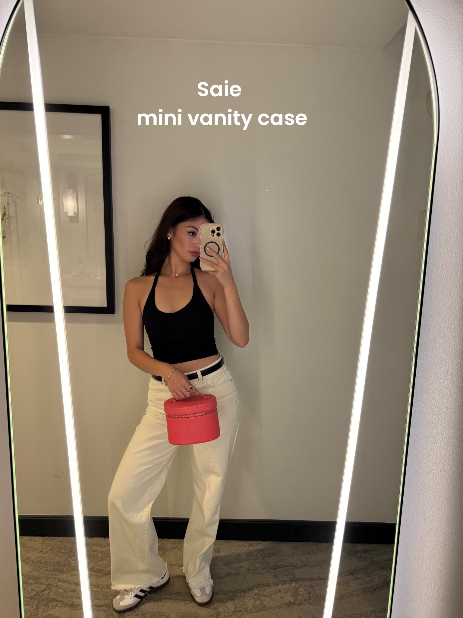the viral mini vanity case from saie is back in stock! 

#LTKItBag #LTKTravel #LTKBeauty