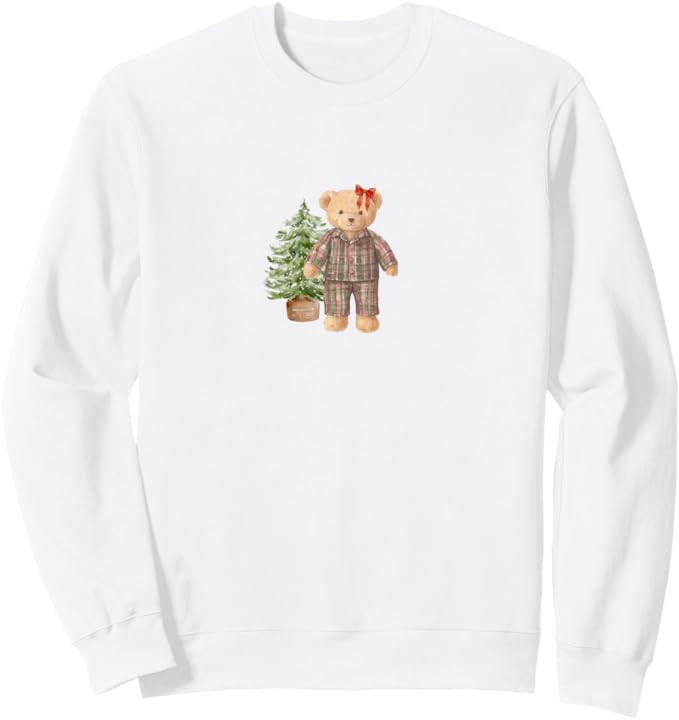 A Very Beary Holiday, Cutest Bear in Christmas Pajamas Sweatshirt | Amazon (US)
