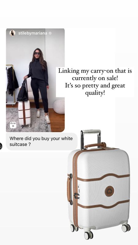 Amazon carry-on on sale
I love this carry on! It’s so pretty, practical and great quality 
Currently 37% off 

#LTKFind #LTKtravel #LTKsalealert