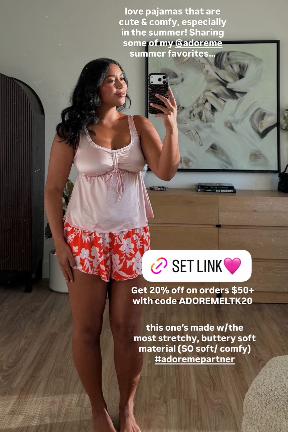 love pajamas that are cute & comfy, especially in the summer! Sharing some of my @Adore Me summer favorites… 

Get 20% off on orders $50+ with code ADOREMELTK20 (wearing a M in the top & L in shorts) 

#LTKMidsize #LTKootd #LTKgrwm