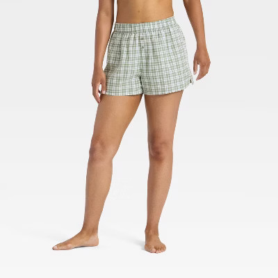 Women's Boxer Pajama Shorts - Wild Fable™ | Target