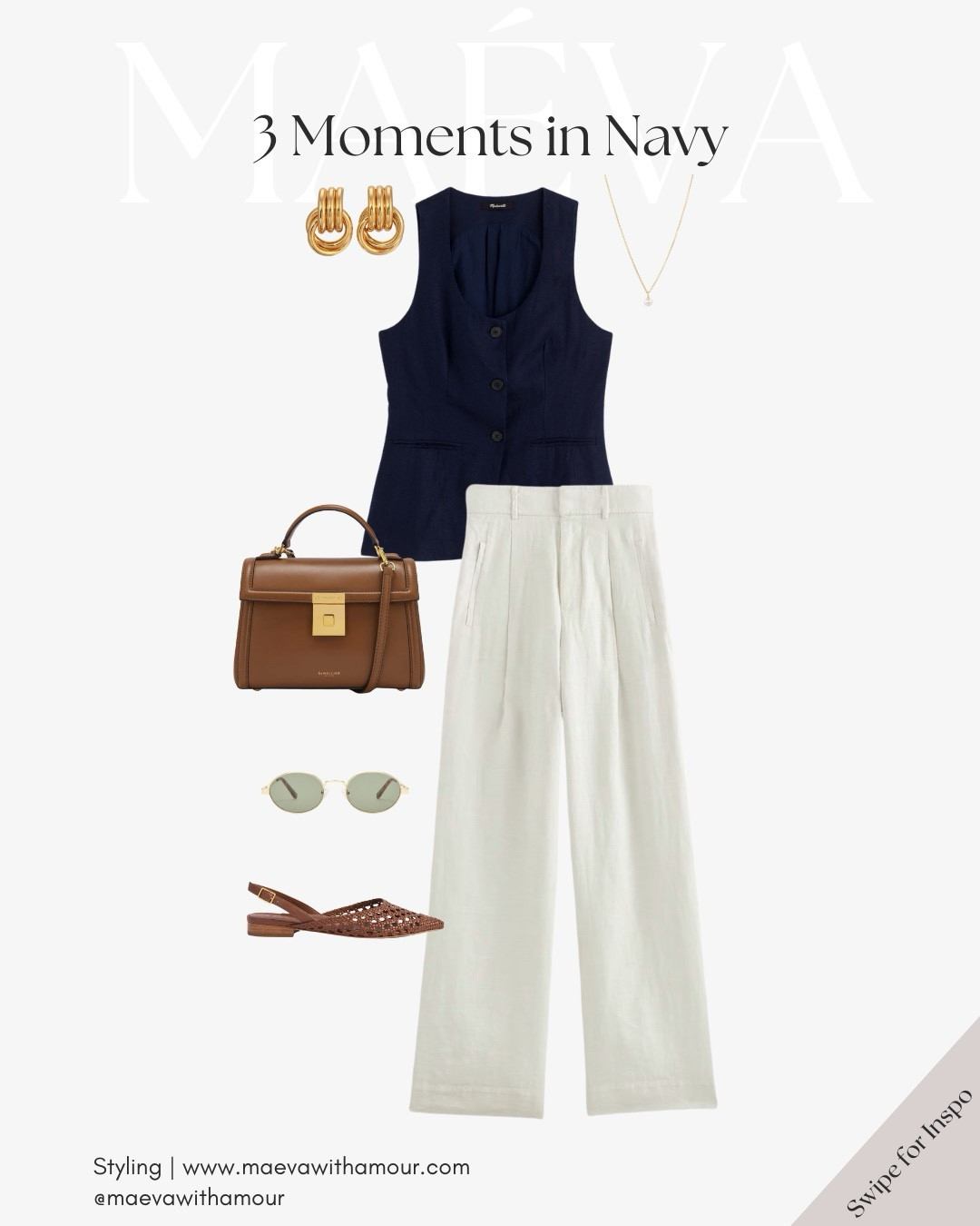 3 chic looks, with a hint of navy 💙 This deep, classic shade is a timeless favorite! Elegant, easy to wear, and endlessly versatile. From crisp button-ups to breezy shorts and tailored vests, I styled 3 outfits that show just how wearable navy can be on warm days. Perfect for elevated basics and everyday polish ✨

❤️ Adore these looks? Comment SHOP to receive a DM with the link or head to the link in bio to shop the looks & more! 

👉 Save & Follow to discover French-inspired style and wardrobe tips, designed to elevate your everyday fashion!

With Amour, M.

#LTKStyleTip #LTKTravel #LTKSummerEdit