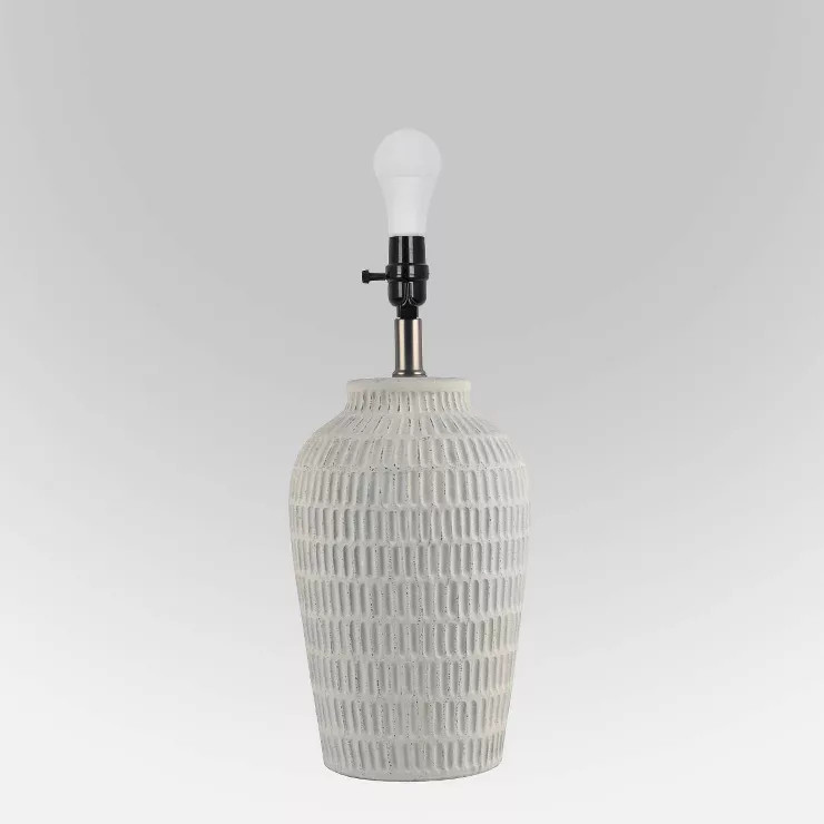 Large Ceramic Textured Table Lamp Base - Threshold™ | Target