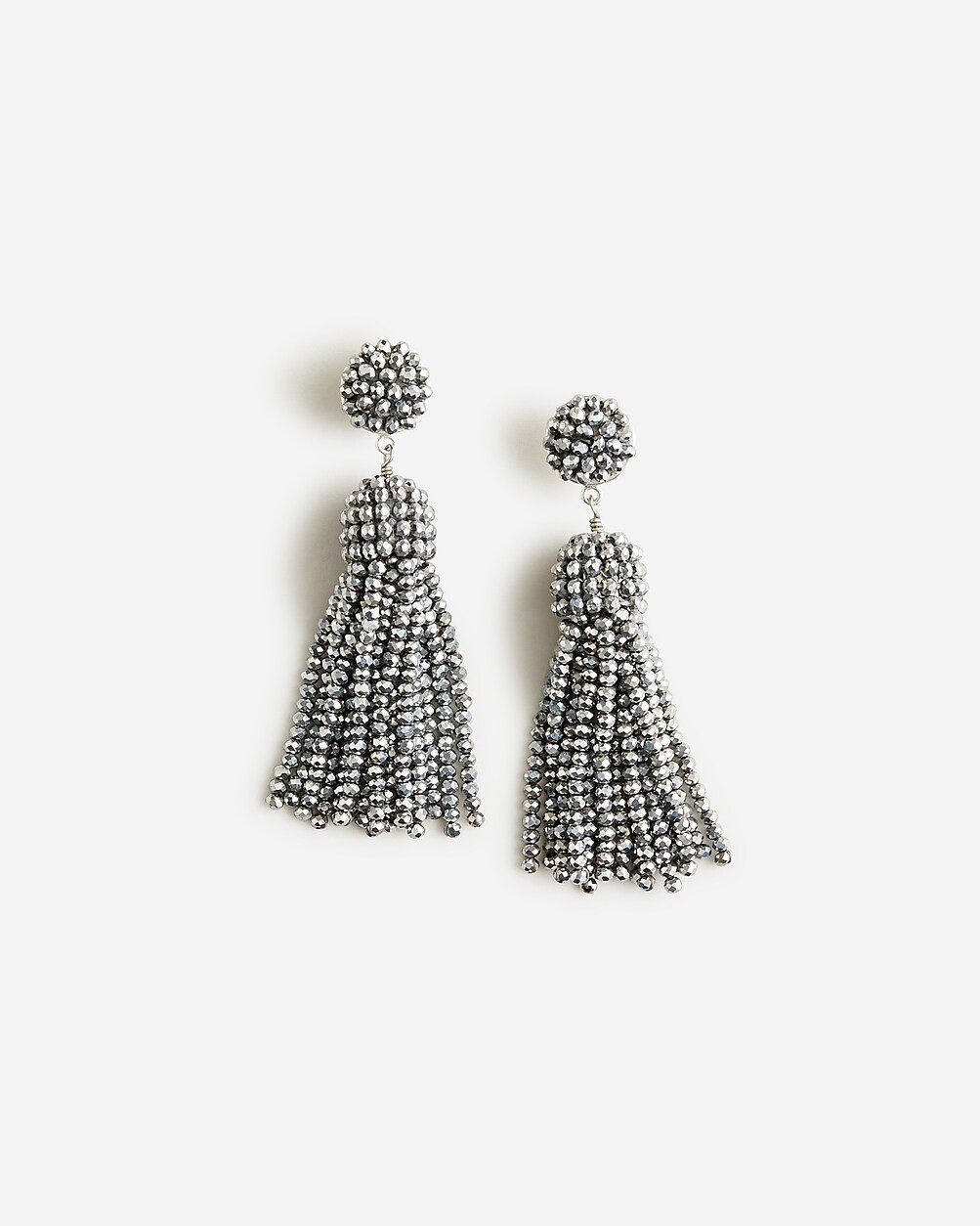 Faceted tassel earrings | J. Crew US