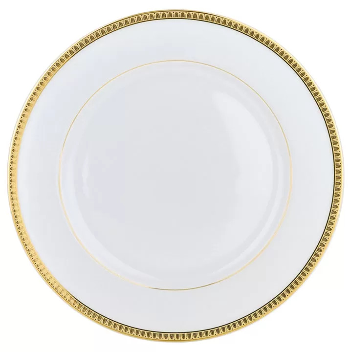 Christofle Malmaison Soup Cereal Bowl Porcelain Gold | Gracious Style | Gracious Style