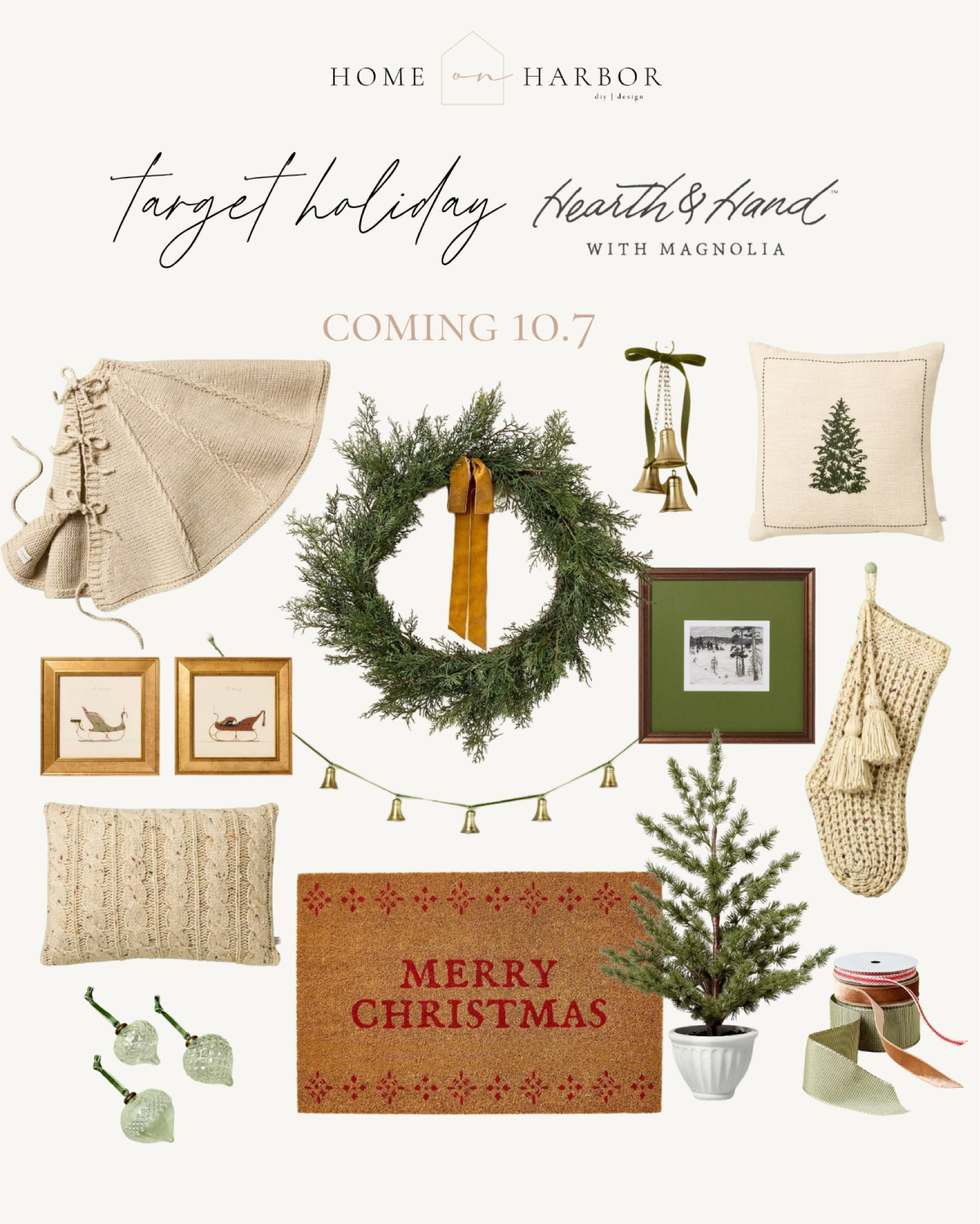 Hearth & Hand holiday collection is dropping at midnight! Save your favorites now! 

#targethome #holidaydecor #targetholiday

#LTKSeasonal #LTKStyleTip #LTKHome