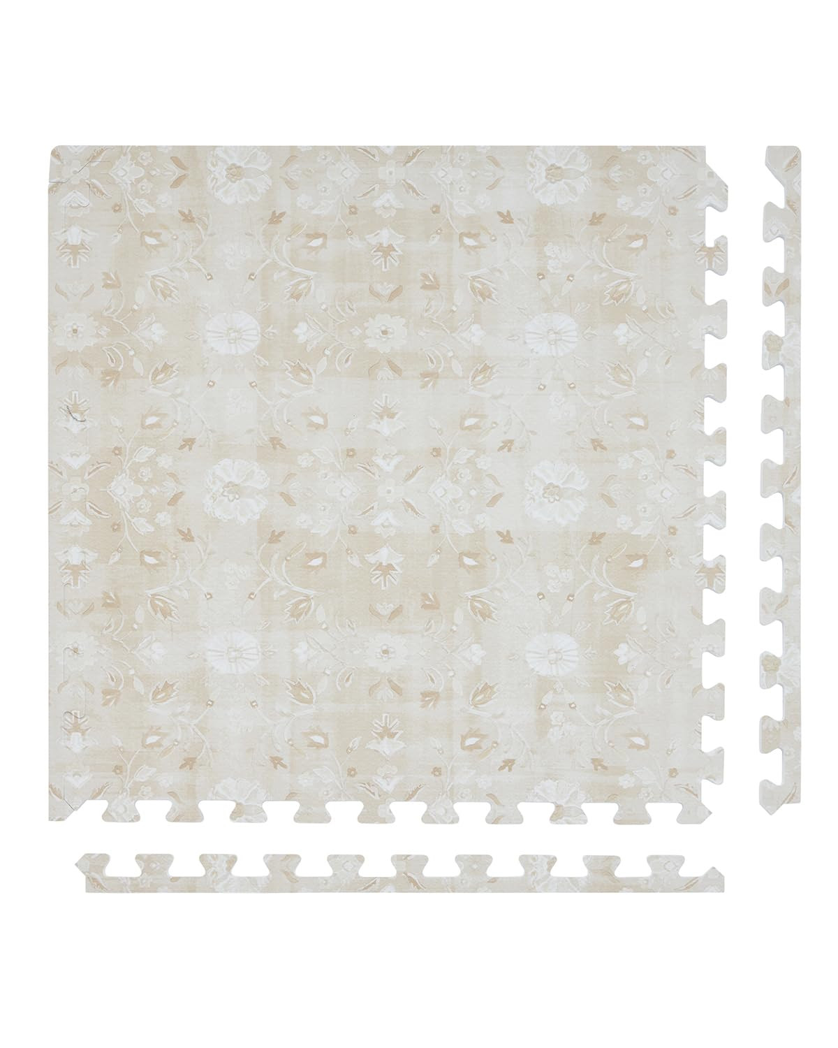 Baby Play Mat – 4x6 Chateau Gemma – Set of 6 Tiles – Cushioned EVA Foam Play Mat for Floor, Soft Interlocking Baby Crawling Mats for Hard Floors | Amazon (US)