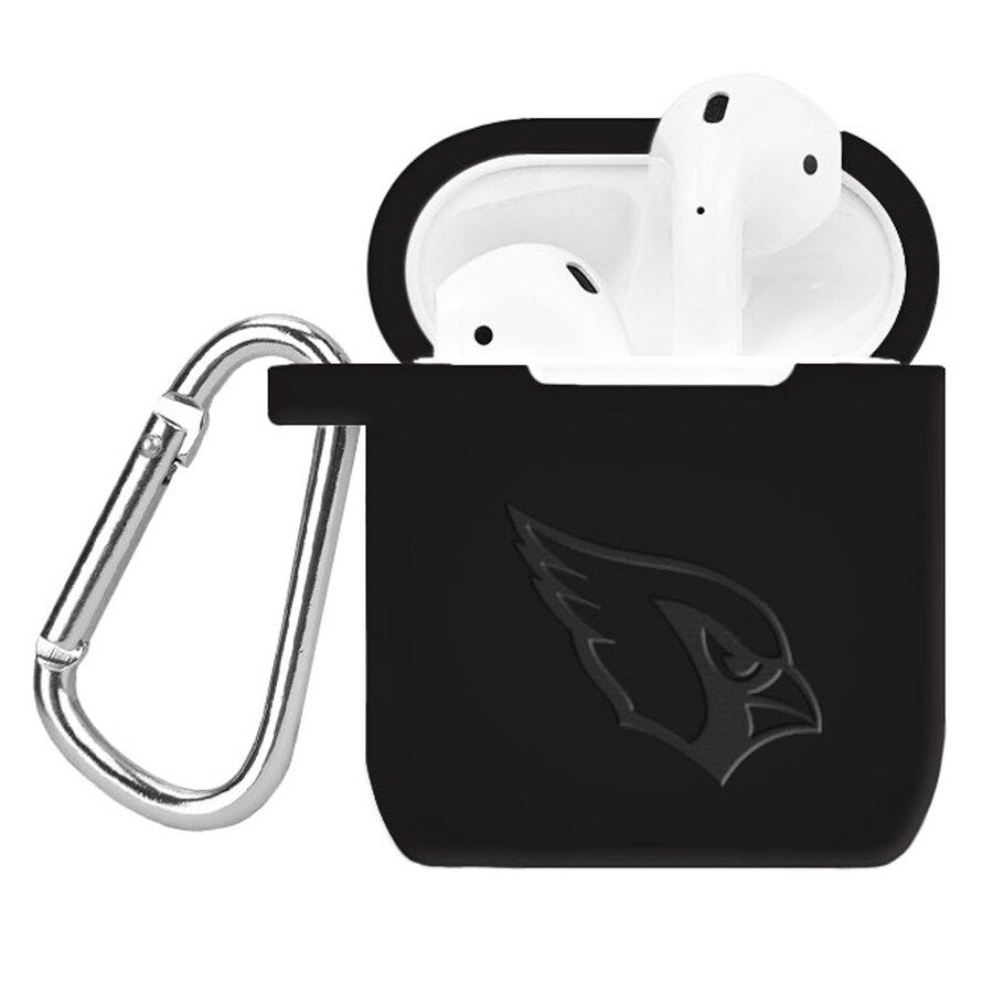 Arizona Cardinals Black Debossed Silicone AirPods Case Cover | NFL Shop