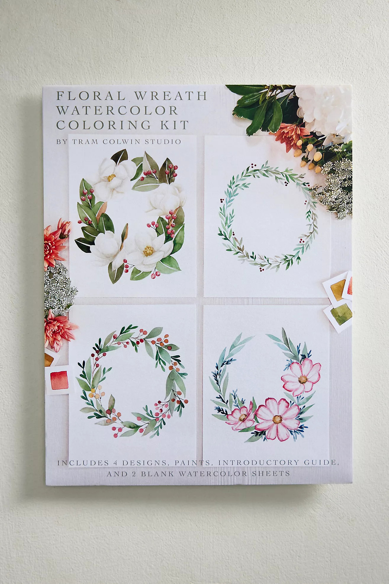 Floral Wreath Watercolor Kit | Terrain