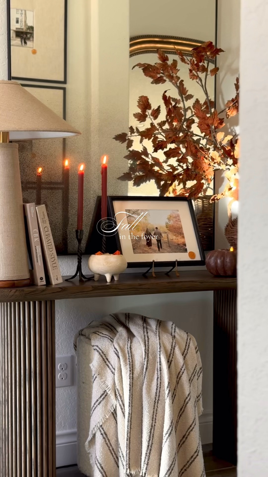 Fall entryway table styling with some of my favorite pieces 🍂

#LTKSeasonal #LTKHome #LTKSaleAlert