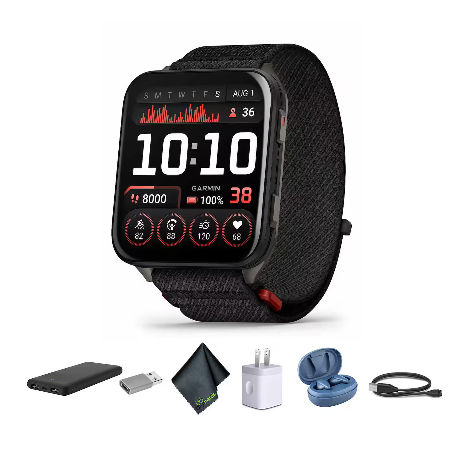 Garmin - Venu X1 Lightweight GPS Smartwatch, Black with Slate Titanium Caseback - Black - (2025) | Best Buy U.S.