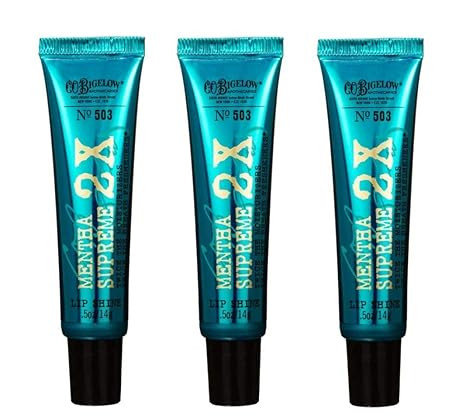 Bath & Body Works C.O. Bigelow Mentha Supreme 2X Lip Shine #503 3 Pack | Amazon (US)