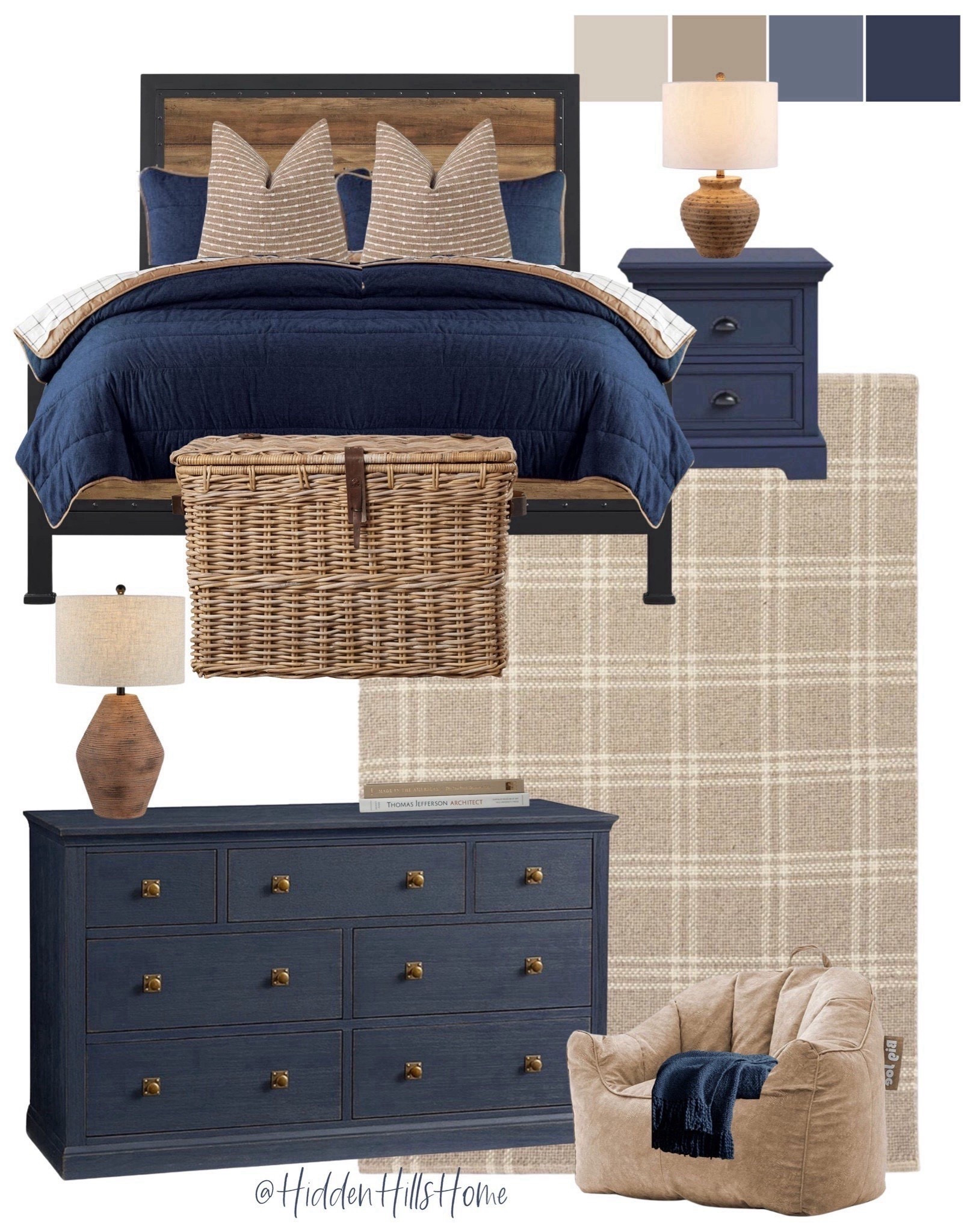 Boys bedroom decor ideas, Modern transitional boys bedroom mood board, neutral and navy boys bedroom mood board #boysroom



#LTKHome #LTKKids #LTKGiftGuide