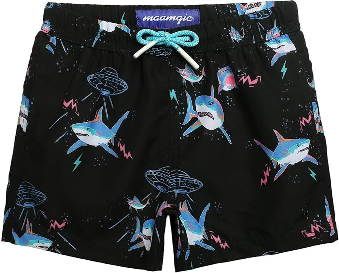 maamgic Boys Swim Trunks Toddler Swim Shorts Little Boys Bathing Suit Swimsuit Toddler Boy Swimwe... | Amazon (US)