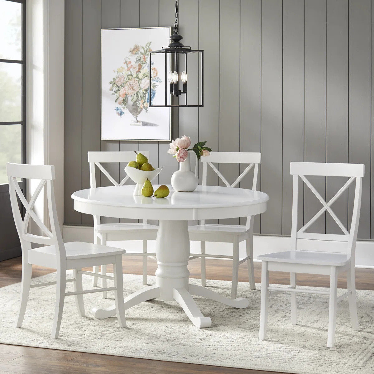 Josanna 4 - Person Pedestal Dining Set | Wayfair North America
