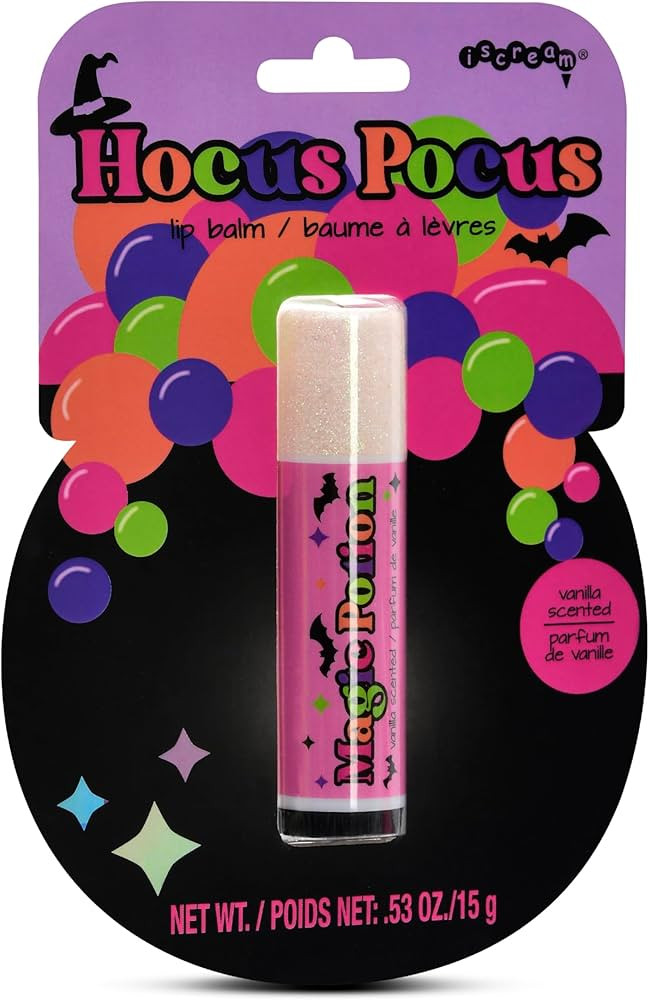 iscream Spooky Season Boo-Tiful Halloween Vanilla Scented Hocus Pocus Lip Balm | Amazon (US)