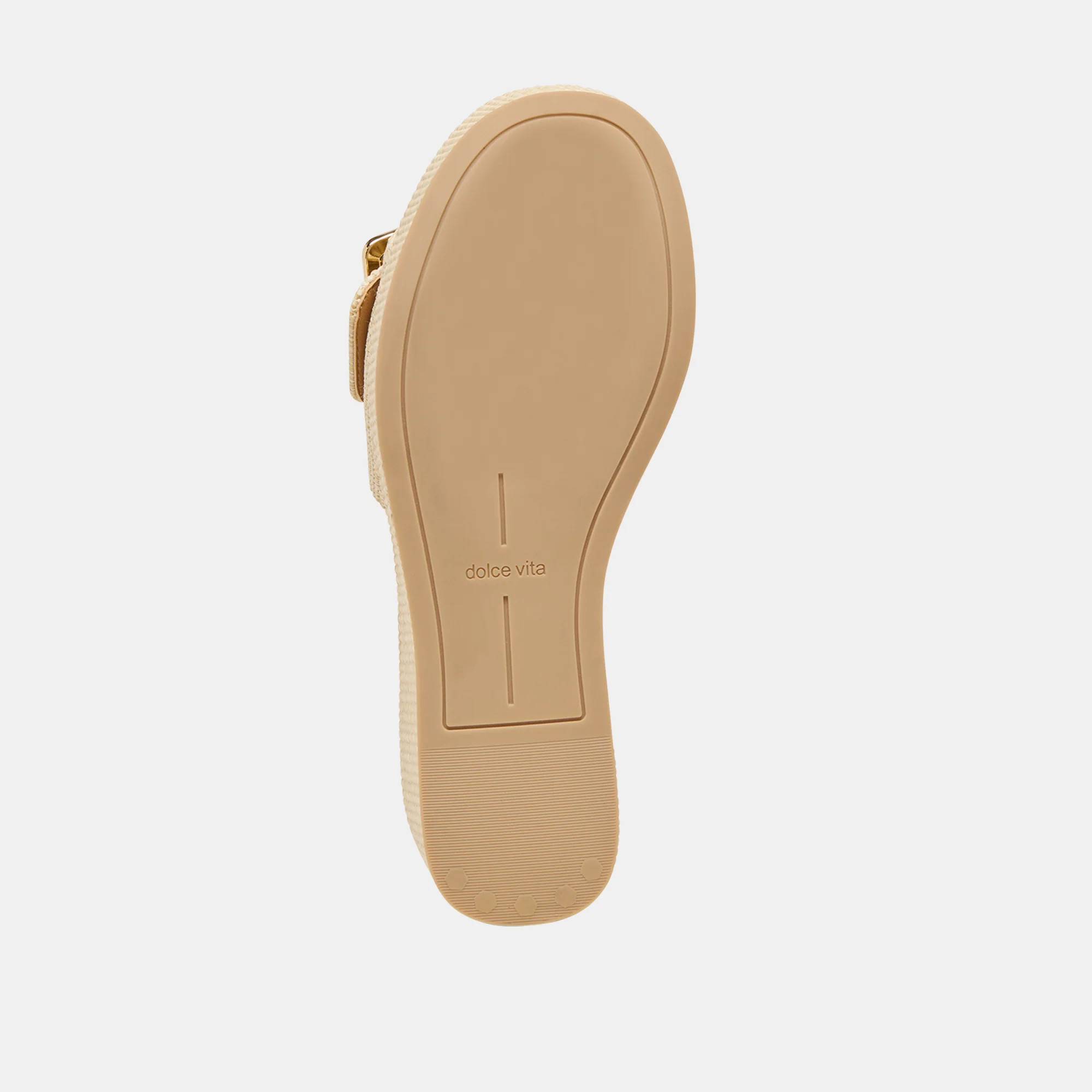 Jilian Wedges Lt Natural Raffia | DolceVita.com