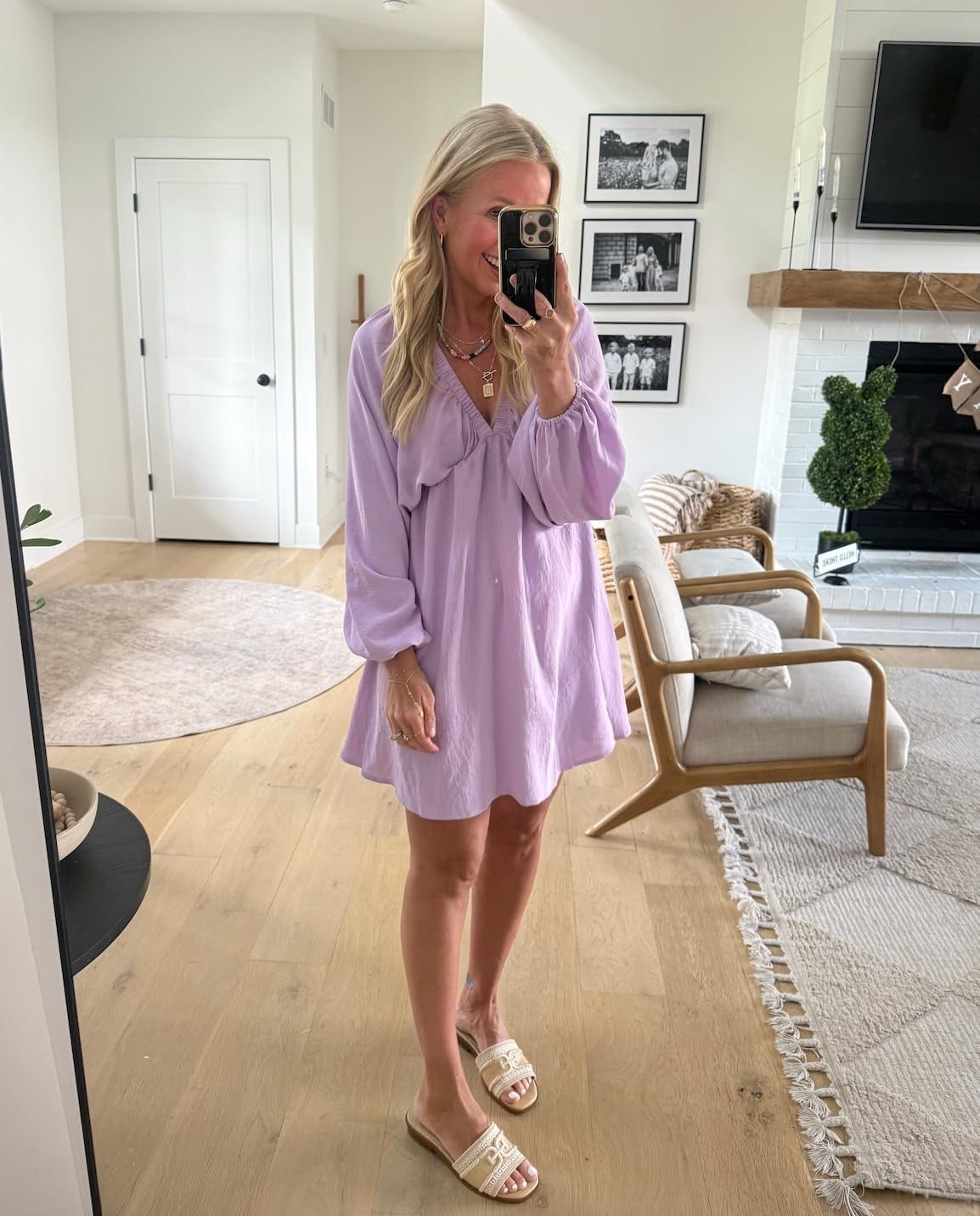 This dress is so soft and flattering! I'm wearing a medium. I've sized up in this brand before and it still fits well. These sandals are so comfortable and pretty! I'm wearing a small in the dress.  Shop the look from Amazon!

#LTKootd #LTKOver40 #LTKMothersDay