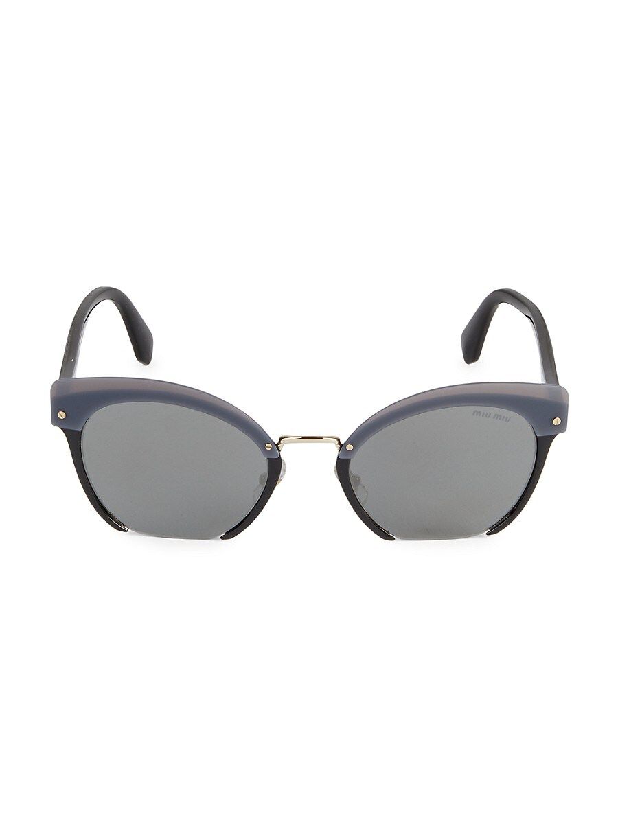 Miu Miu Women's 53MM Cat Eye Sunglasses - Grey | Saks Fifth Avenue OFF 5TH (Pmt risk)