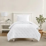 Mainstays Twin/Twin XL Comforter Set, Soft Lightweight & All Season, 2-Piece, White | Walmart (US)