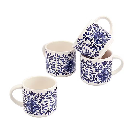 Tabletops Unlimited Carmine 4-pc. Coffee Mug | JCPenney