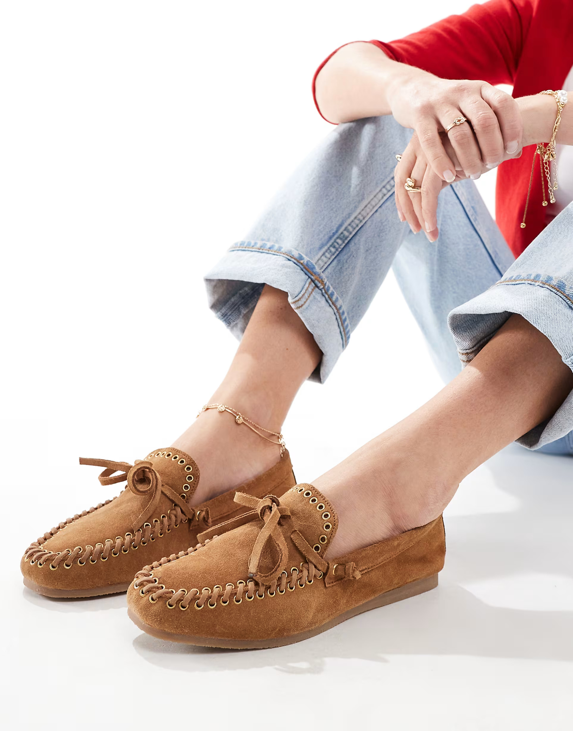 ASOS DESIGN Merit leather boat shoe in tan | ASOS (Global)