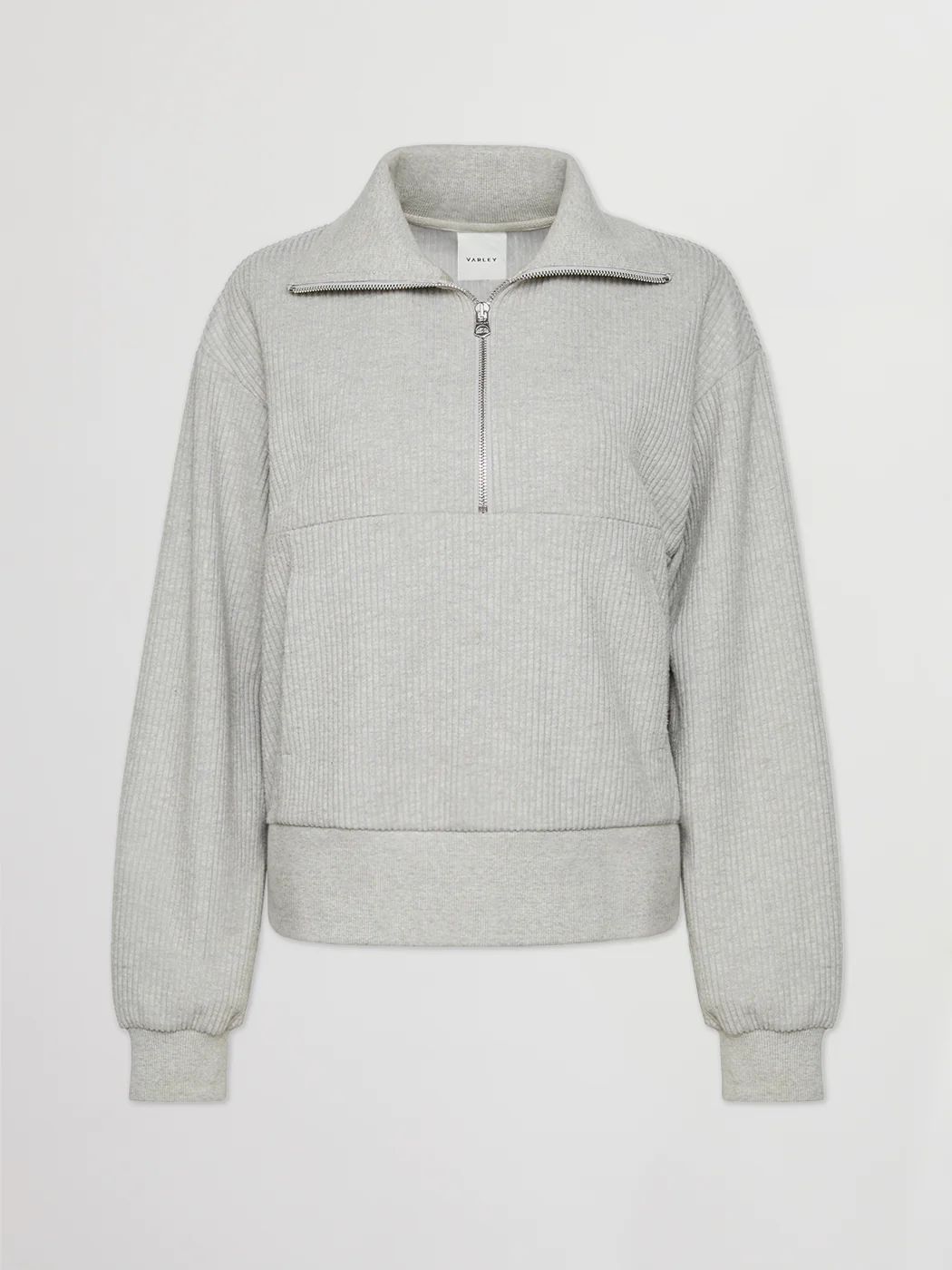 Cyrus Half Zip - Sage Heather Marl | Carbon38