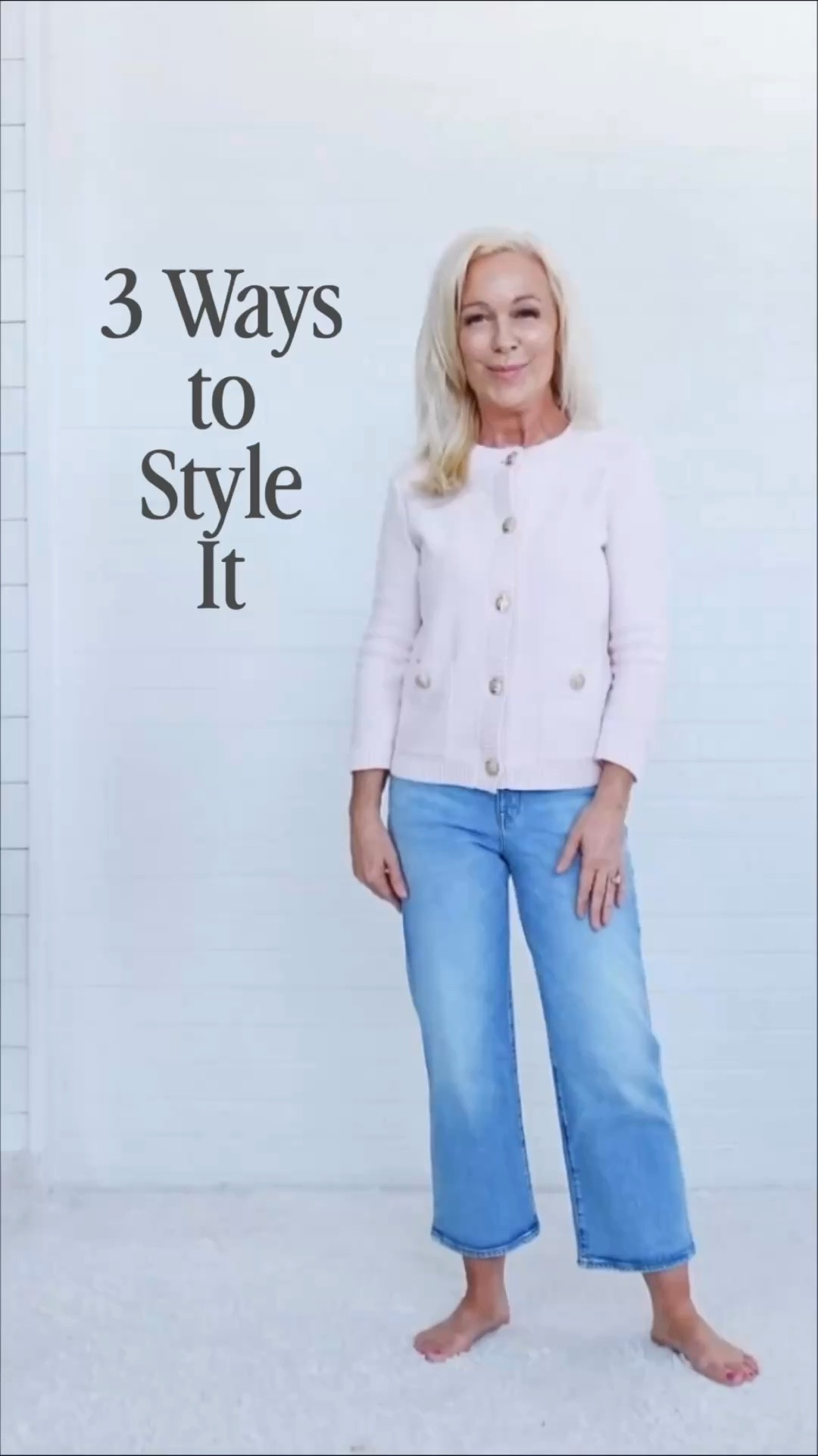 3 Ways to Style It - Which is your favorite: 1 2 or 3?

3 ways to style this blush cardigan for Spring Fashion 2026:
✔ Dressy
✔ Elevated
✔ Casual



🌸Midlife It Girl Energy,
Valarie

#FashionOver50 #SpringOutfit #springoutfits #StyleOver50 #springoutfit2026

Spring Outfits
Spring Fashion
Spring Style
Classic Style
American Style 

#LTKSeasonal #LTKPetite #LTKOver40