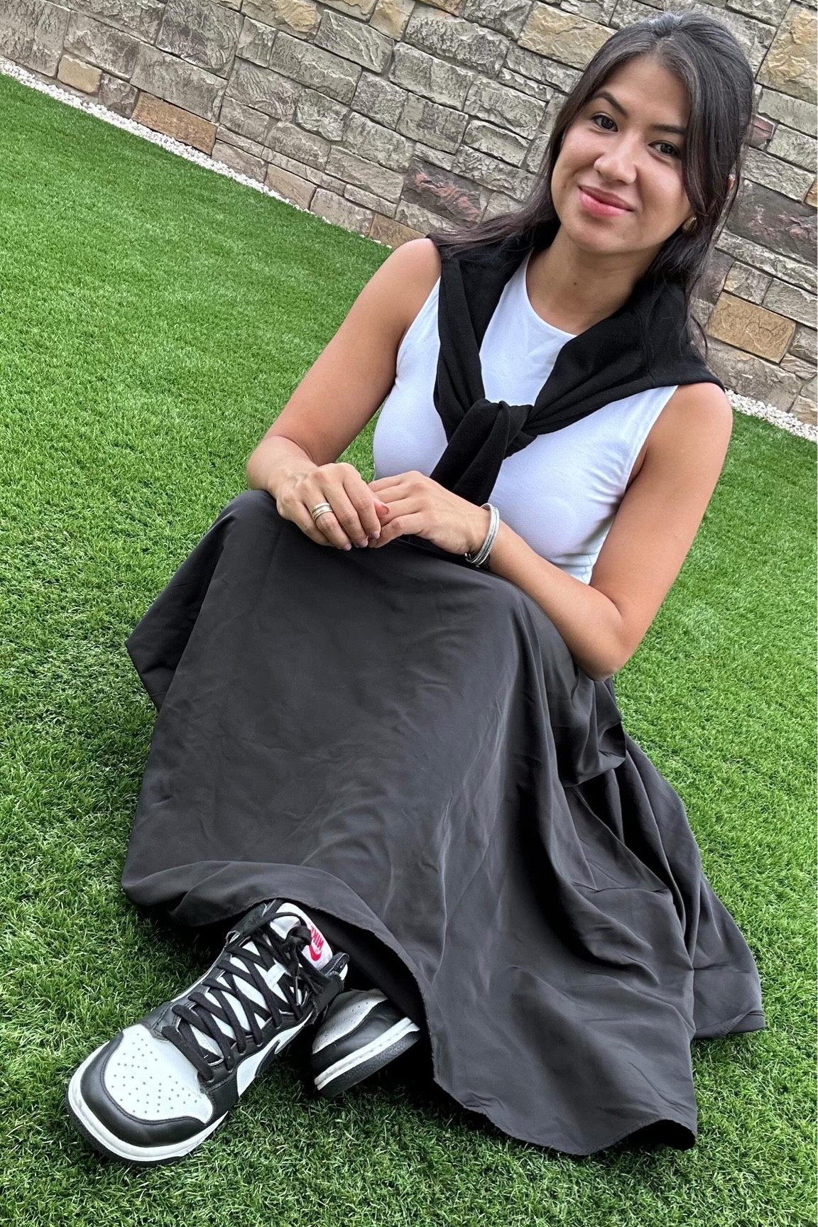 Want to rock the sneakers with a skirt or dress look? 👟👗 Here are some tips:

1️⃣ **White Sneakers (Adidas Stan Smith, Converse Chuck Taylor):** Perfect with midi skirts, short skirts, or flowy dresses for a clean and modern look.
  
2️⃣ **Chunky Sneakers (Fila Disruptor, Nike M2K Tekno):** Great for short skirts or fitted dresses, creating a bold and trendy style.

3️⃣ **Minimalist Sneakers (Common Projects, Nike Air Force 1):** Ideal for pencil skirts or structured dresses, adding a touch of sophistication and elegance.

4️⃣ **Extra Tip:** Mix textures and colors, like pleated or leather skirts with sneakers, to add more personality to your outfit.

Comfort and style together! ✨

#ComfortableStyle #FashionTips #SneakerStyle #OutfitOfTheDay

#LTKShoeCrush #LTKStyleTip #LTKSeasonal