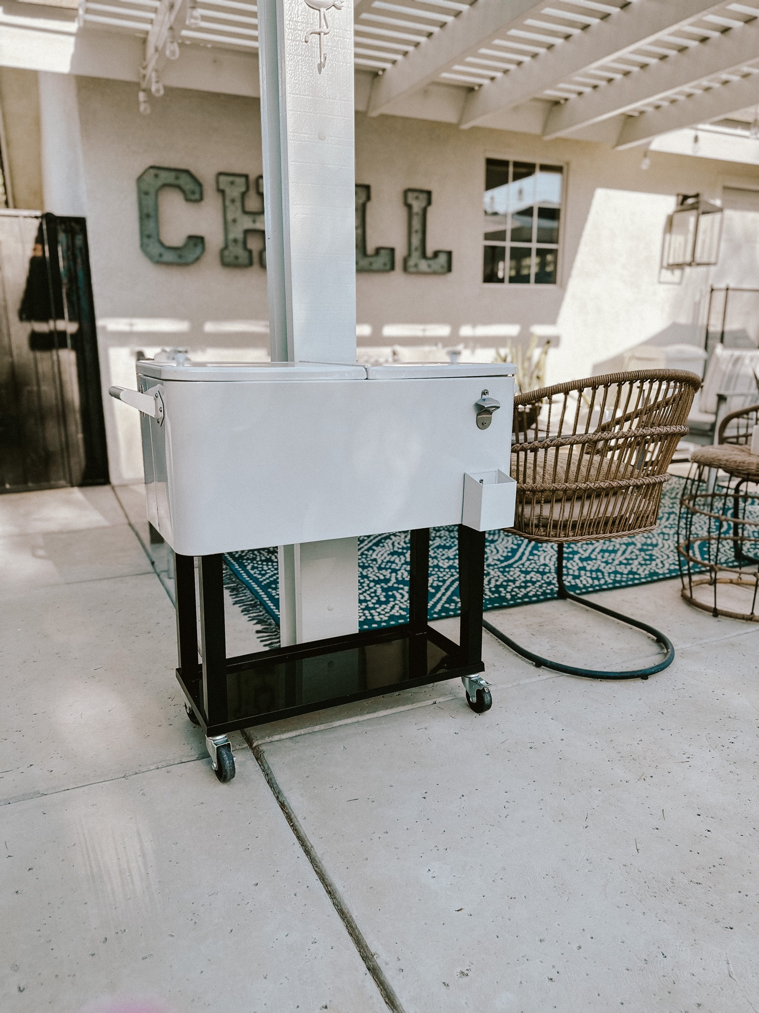 Outdoor ice chest!!!

#LTKSeasonal