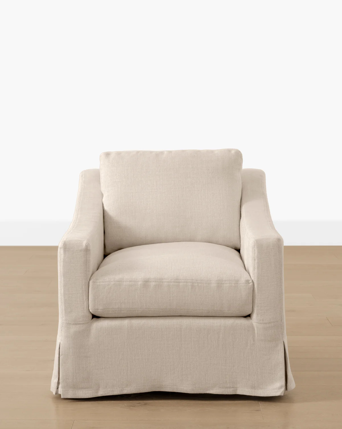 Rowan Slipcovered Swivel Armchair | McGee & Co. (US)